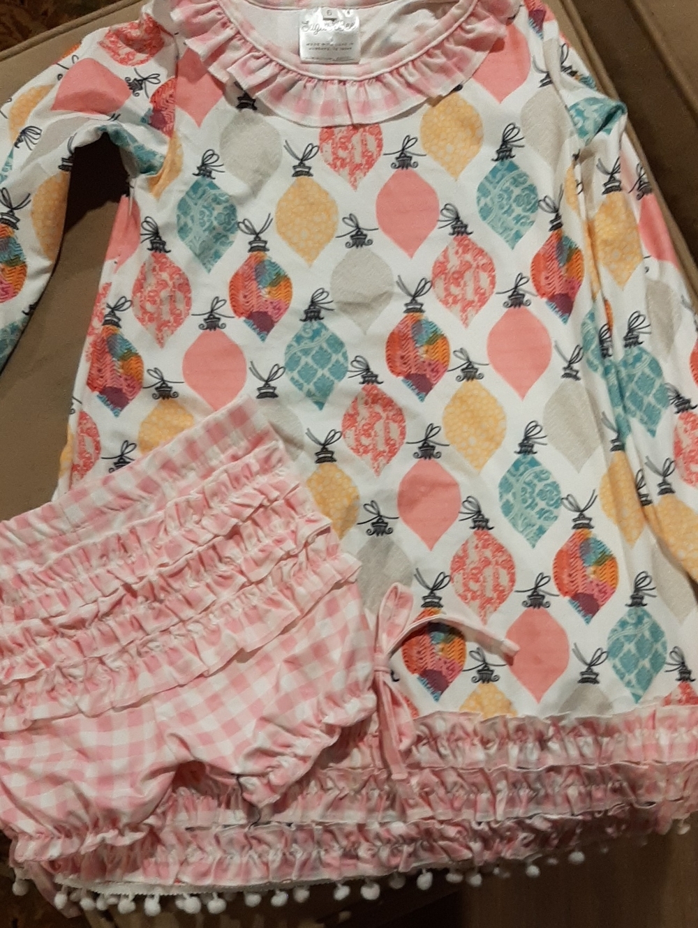 Sugar Bee Nutcracker Nightgown Set With Ruffle Bloomers, New, Size 6, CUTE